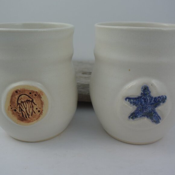 2 Pottery Mugs Handcrafted by Michael Stanley (PEI) - Picture 4 of 7